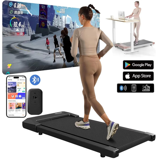 Superun 2in1 Treadmill For Walking And Running With LCD Display