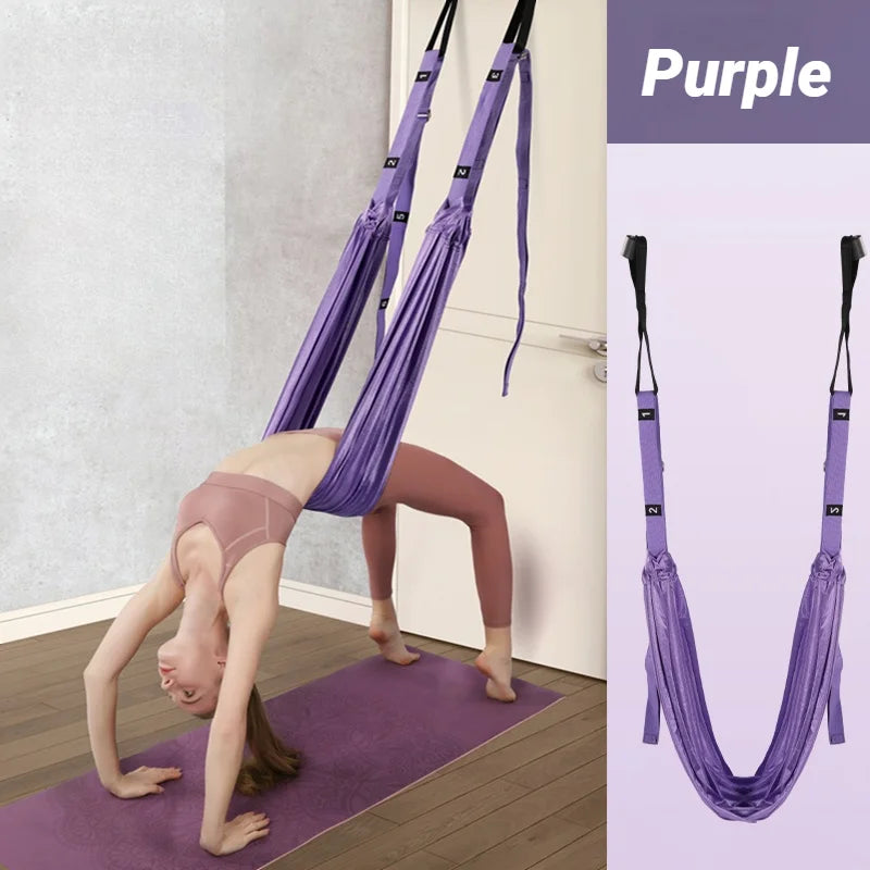 Adjustable Aerial Yoga Strap For Leg Splits And Stretching Fitness