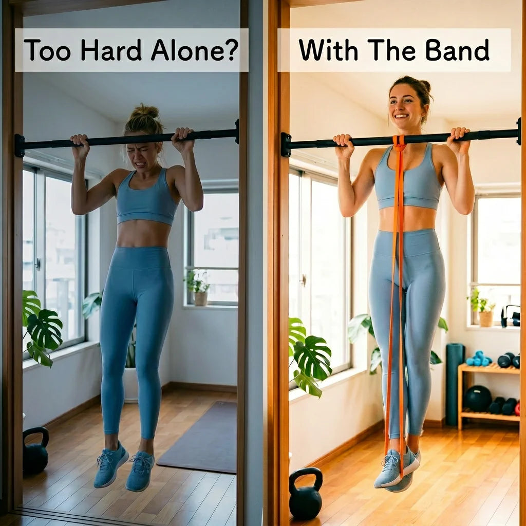 SUNPOW Natural Latex Pull Up Assistance Resistance Exercise Bands