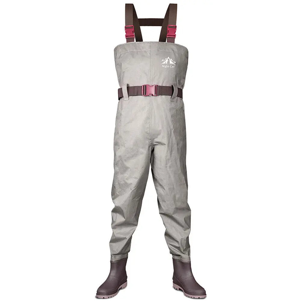 Night Cat Waterproof Fly Fishing Chest Waders With Reinforced Boots