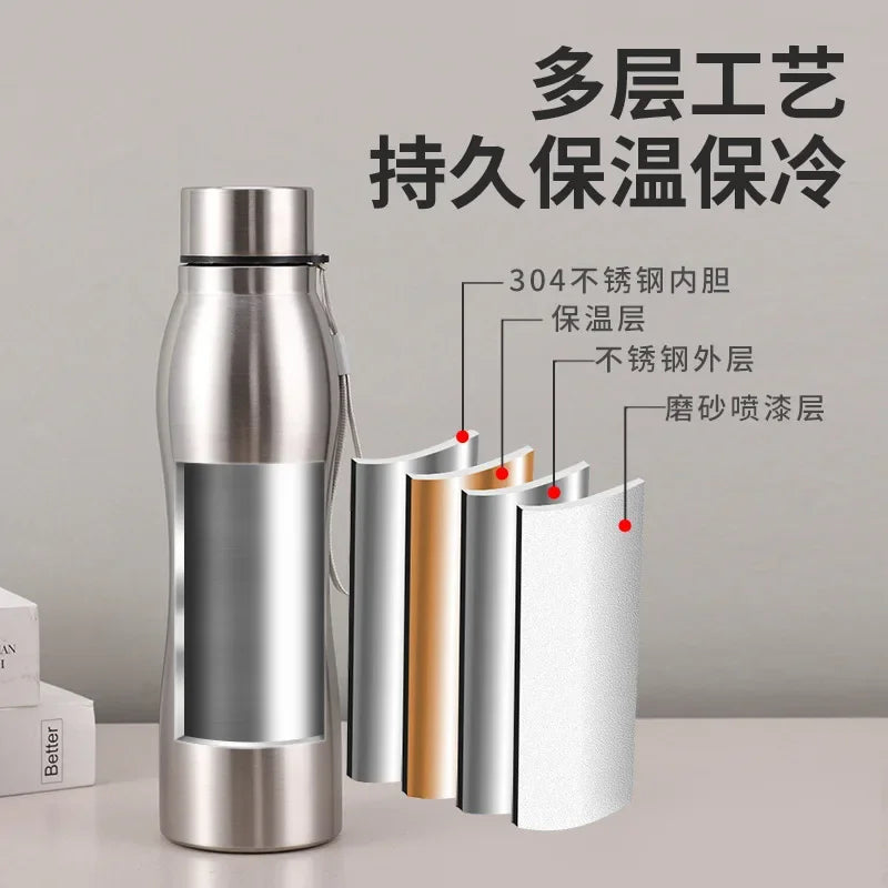 Macroupta Stainless Steel Sport Water Bottle 1000ml