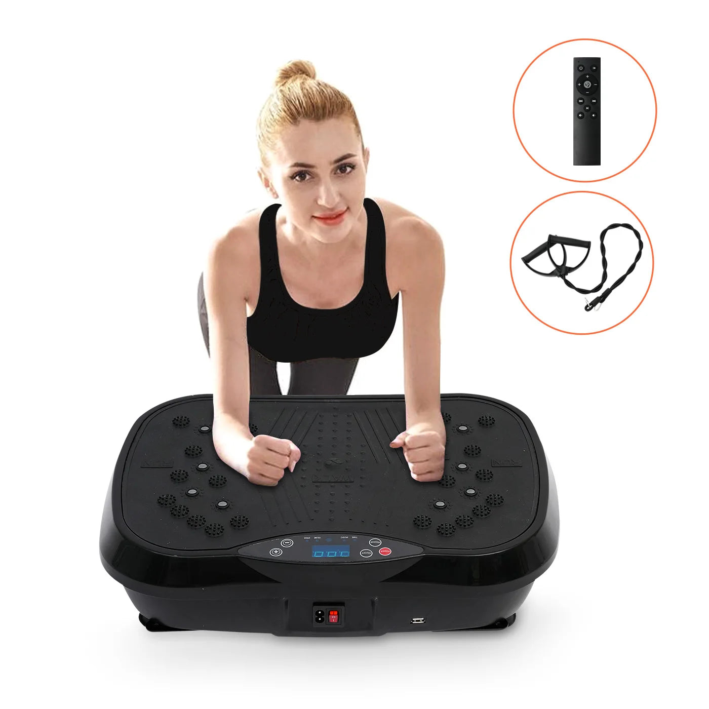 Vibration Plate Exercise Machine Portable Fat Burning Full Body Workout