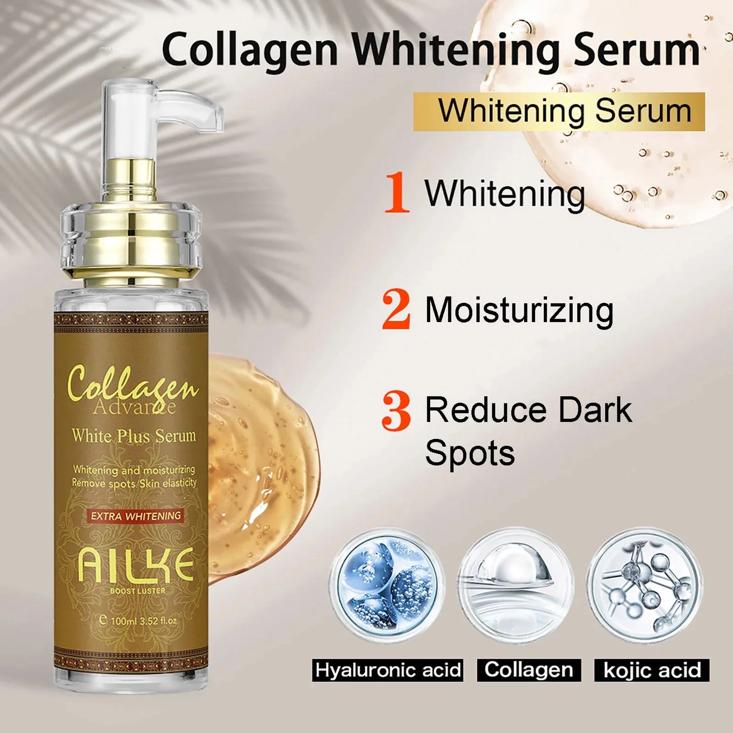 AILKE Collagen Skin Care Set For Women Whitening Freckle Removal