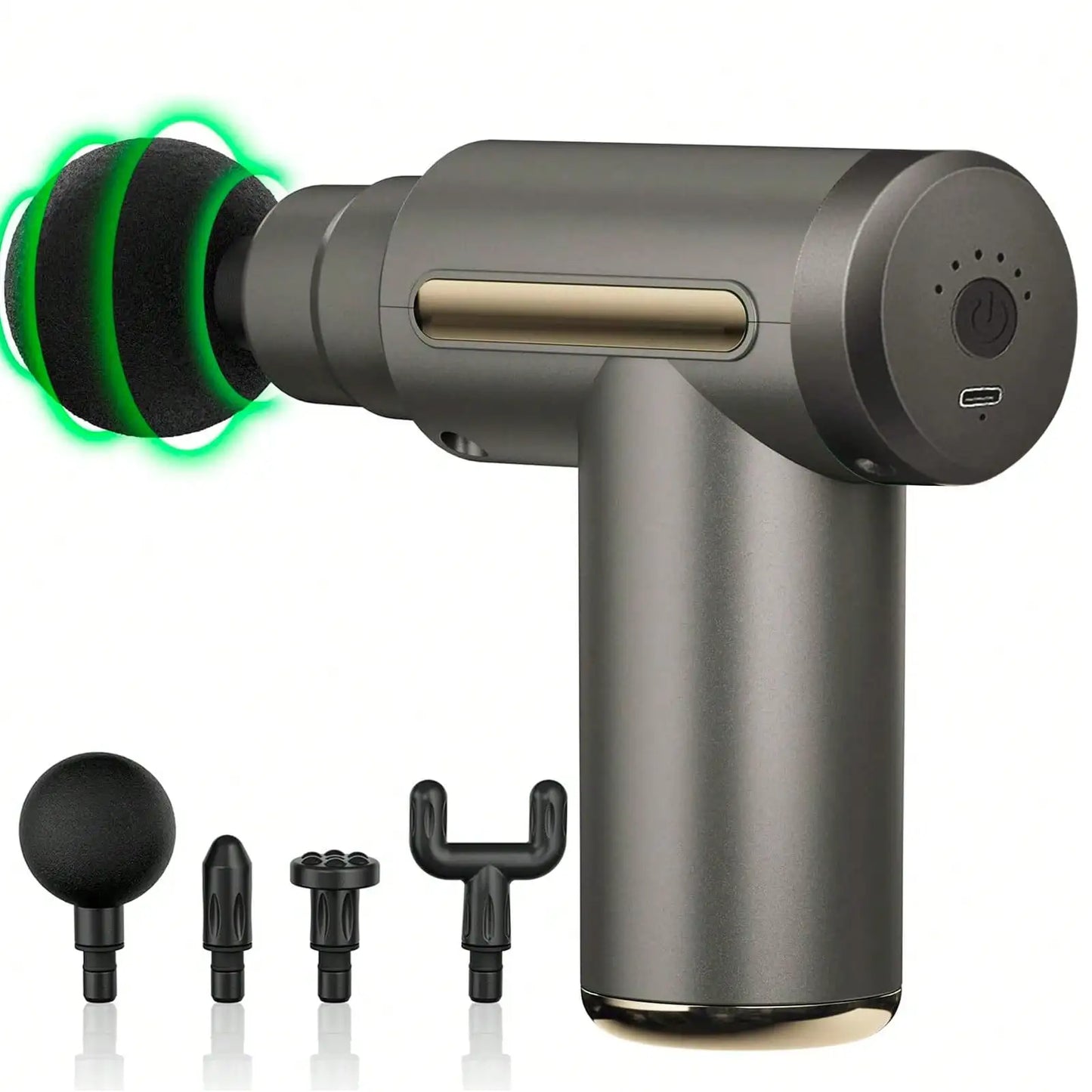 Portable Massage Gun, Deep Tissue Percussion Muscle Massager Pain Relief