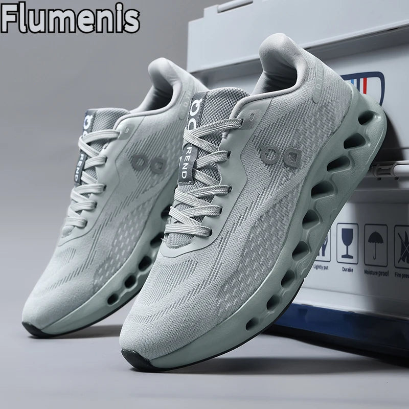 Shock Absorbing Leather Sports Shoes For Men And Women