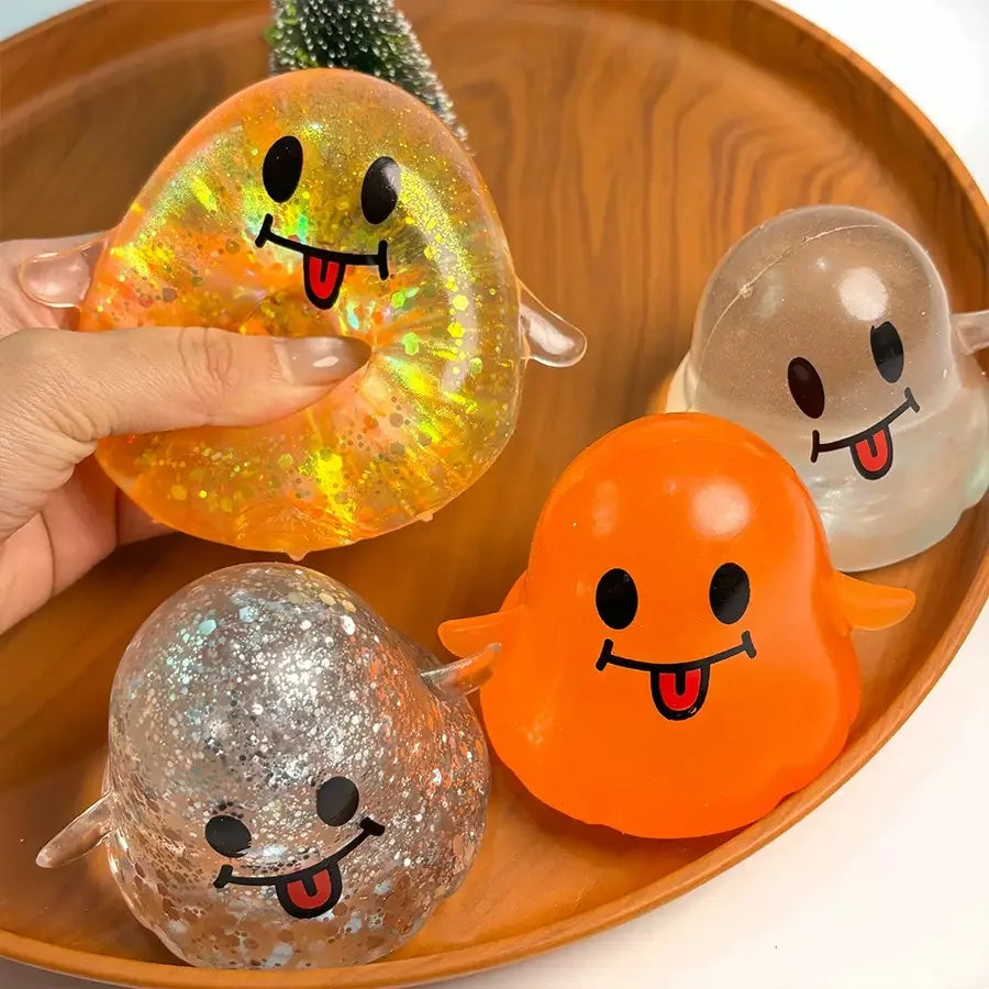 Realistic Ghost Squishy Toy Slow Rising Stress Relief Fidget Halloween