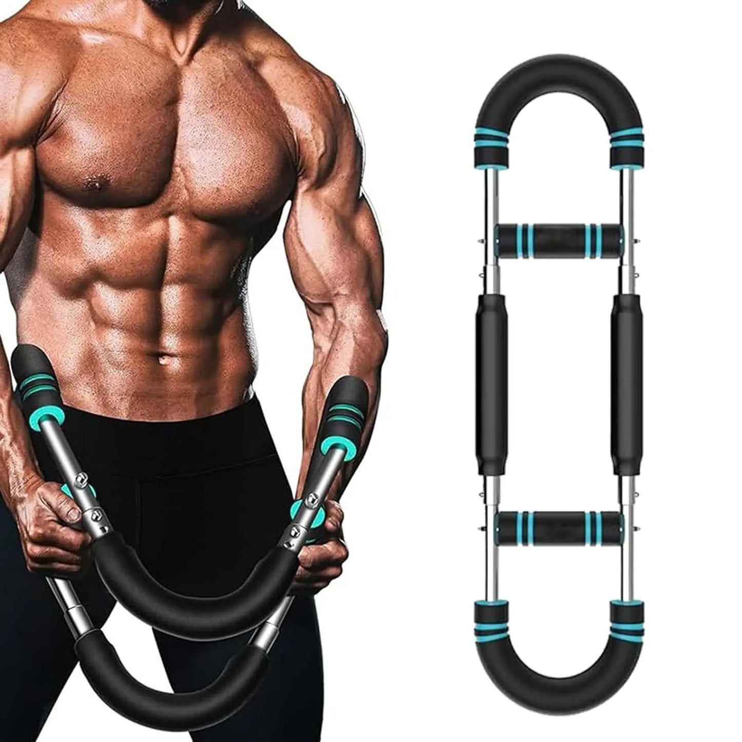 Arm Trainer With Detachable Resistance Bands Chest Expander