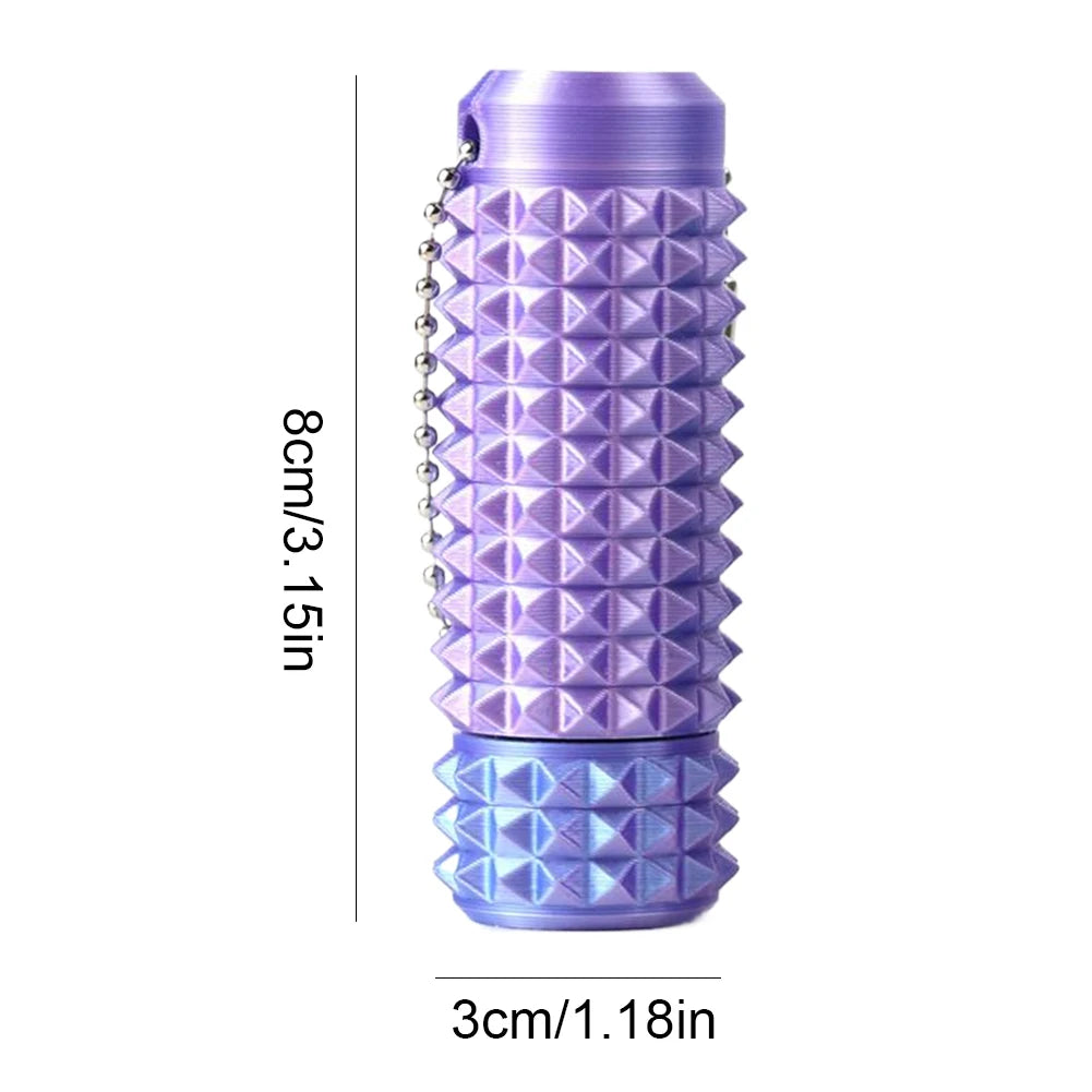 Pocket Spiky Fidget Keychain For Stress Relief And Anxiety