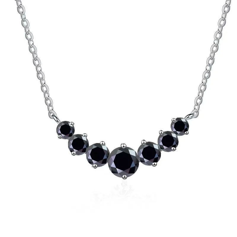 2.8ct Moissanite Pendant Necklace Sterling Silver Elegant Gift