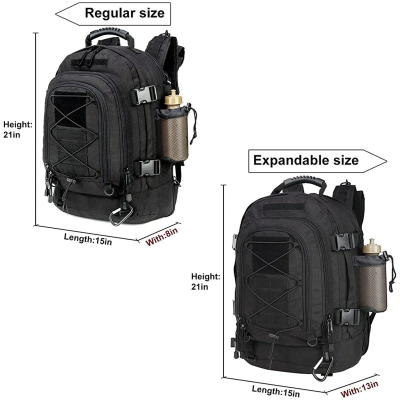 Lqarmy Tactical Backpack Molle Assault Rucksack Outdoor Hiking Camping