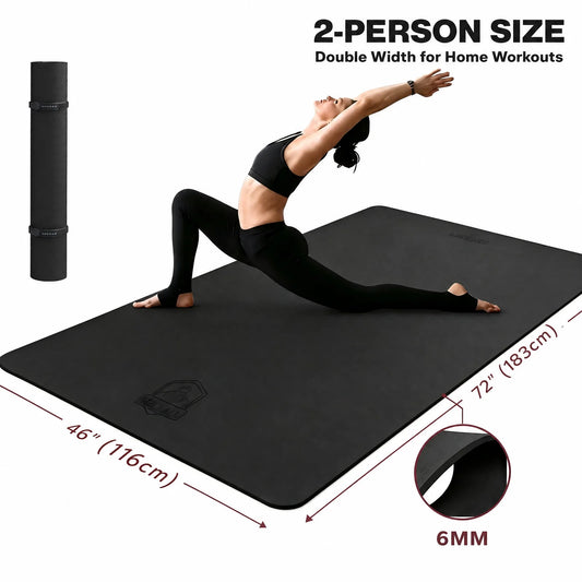 Hapbear Tpe Double Sided Non Slip Yoga Fitness Exercise Mat