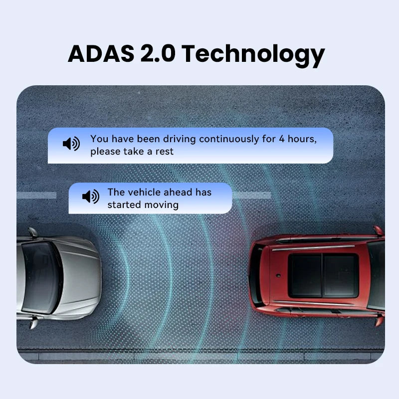 Ddpai Z50Pro Dash Camera 4K Front And Rear GPS Navigation