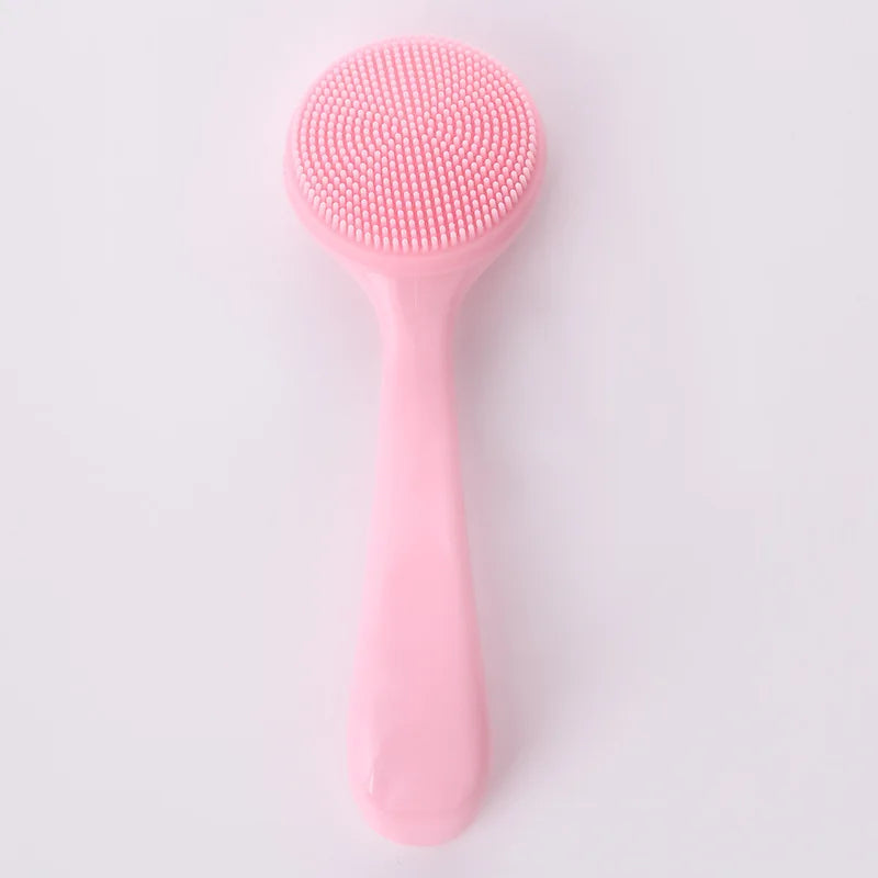 Soft Silicone Facial Cleansing Brush For Makeup Removal And Skincare