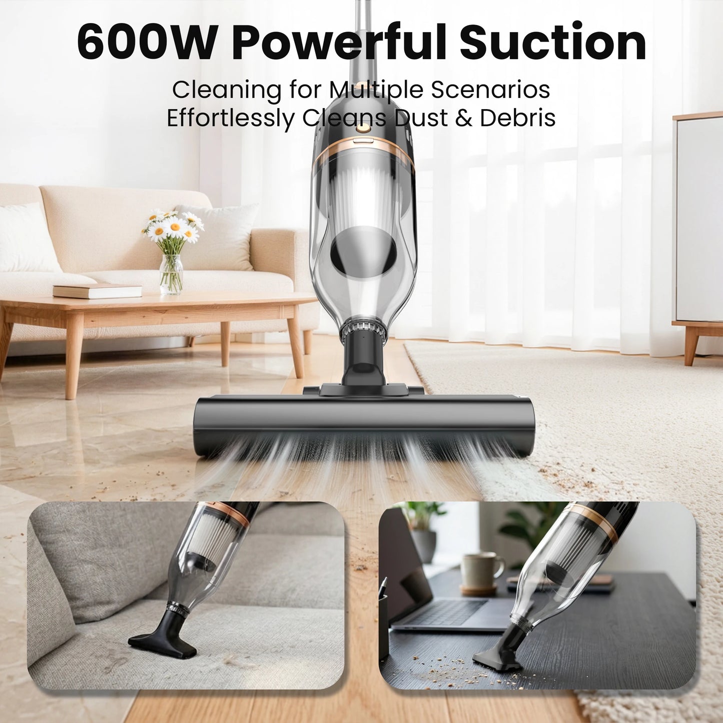INSE CordedVacuum CleanerPro R7 R6X R3S 3 In 1 600W
