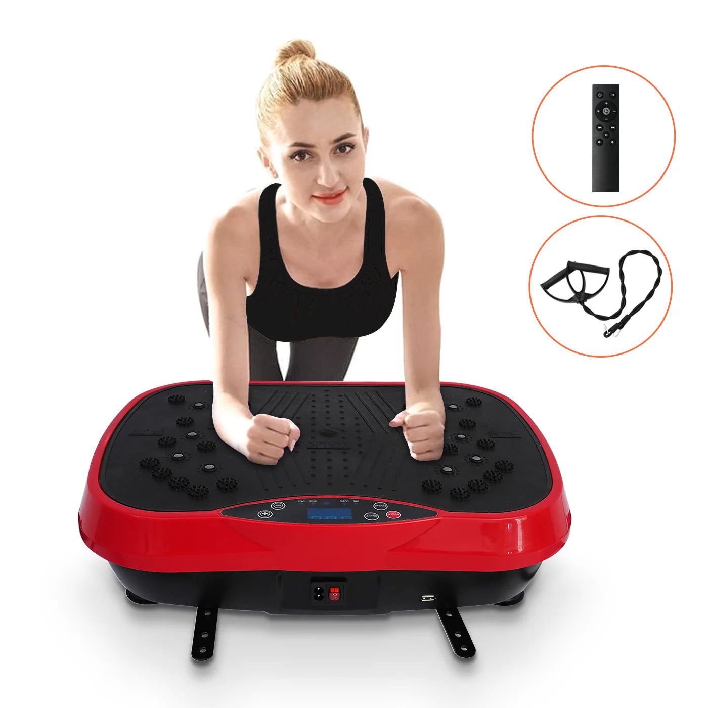 Vibration Plate Exercise Machine Portable Fat Burning Full Body Workout