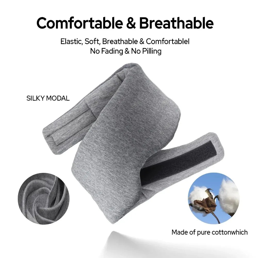 Adjustable Light Blocking Eye Mask For Comfortable Sleep And Travel