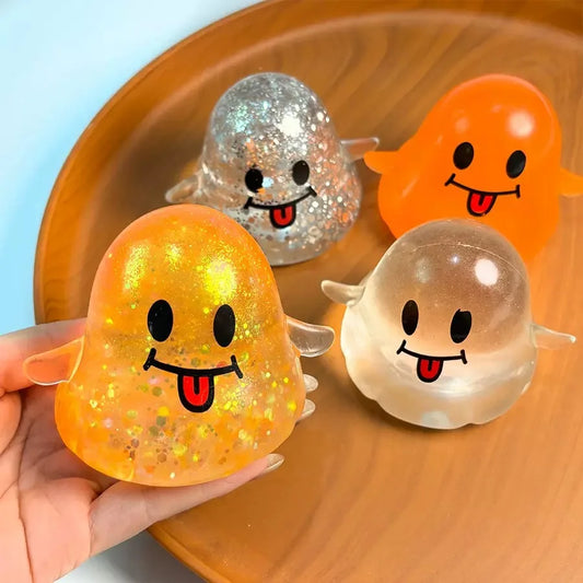 Realistic Ghost Squishy Toy Slow Rising Stress Relief Fidget Halloween