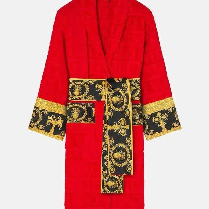 Luxury Cotton Unisex Bathrobe Hotel Inspired Sleepwear