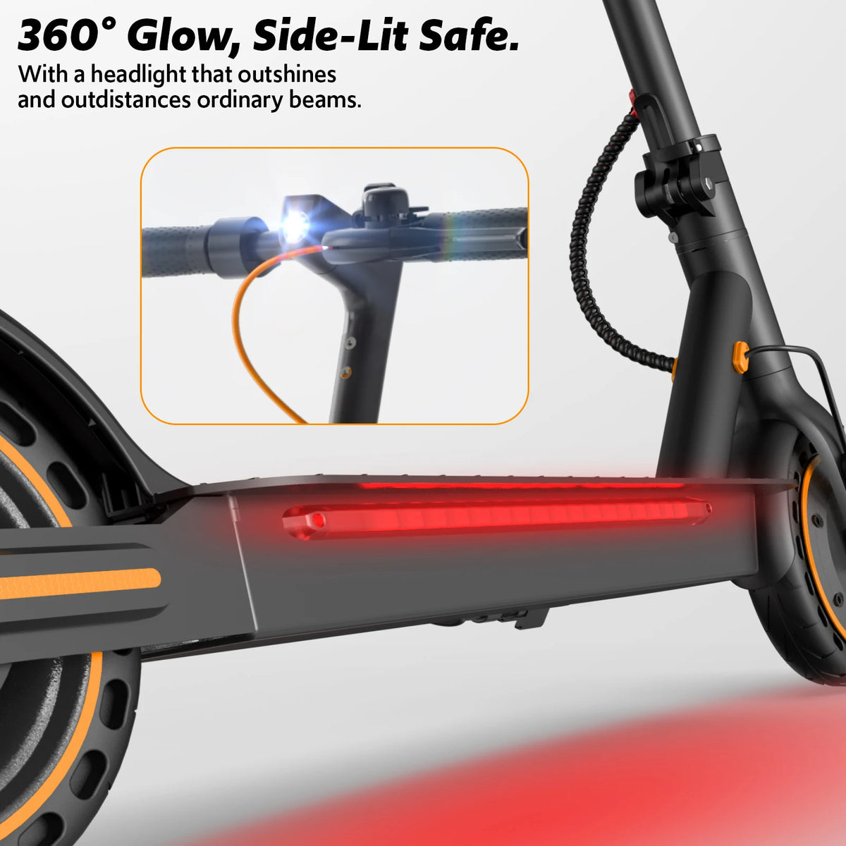 Osboo Foldable Electric Scooter With 550W Peak Motor