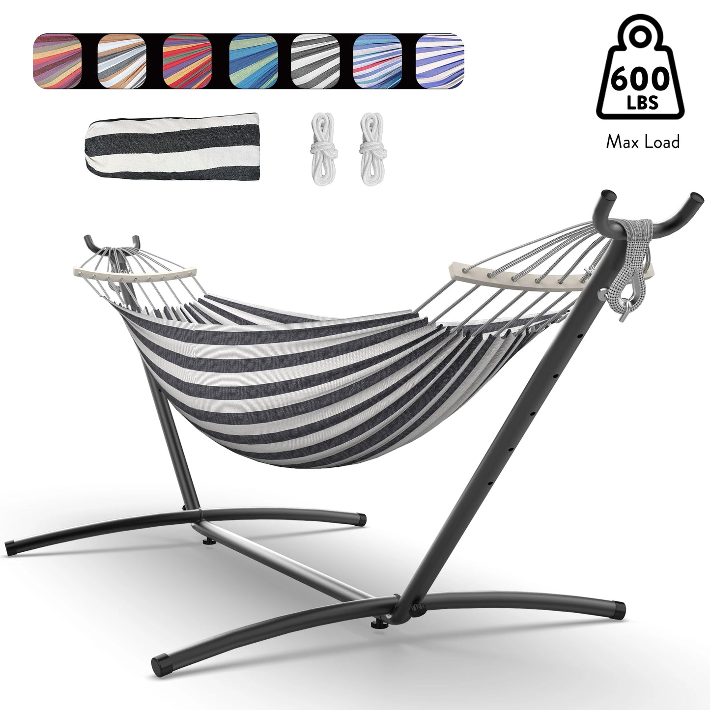 Gyroor Adjustable Stand Hammock With Storage Bag