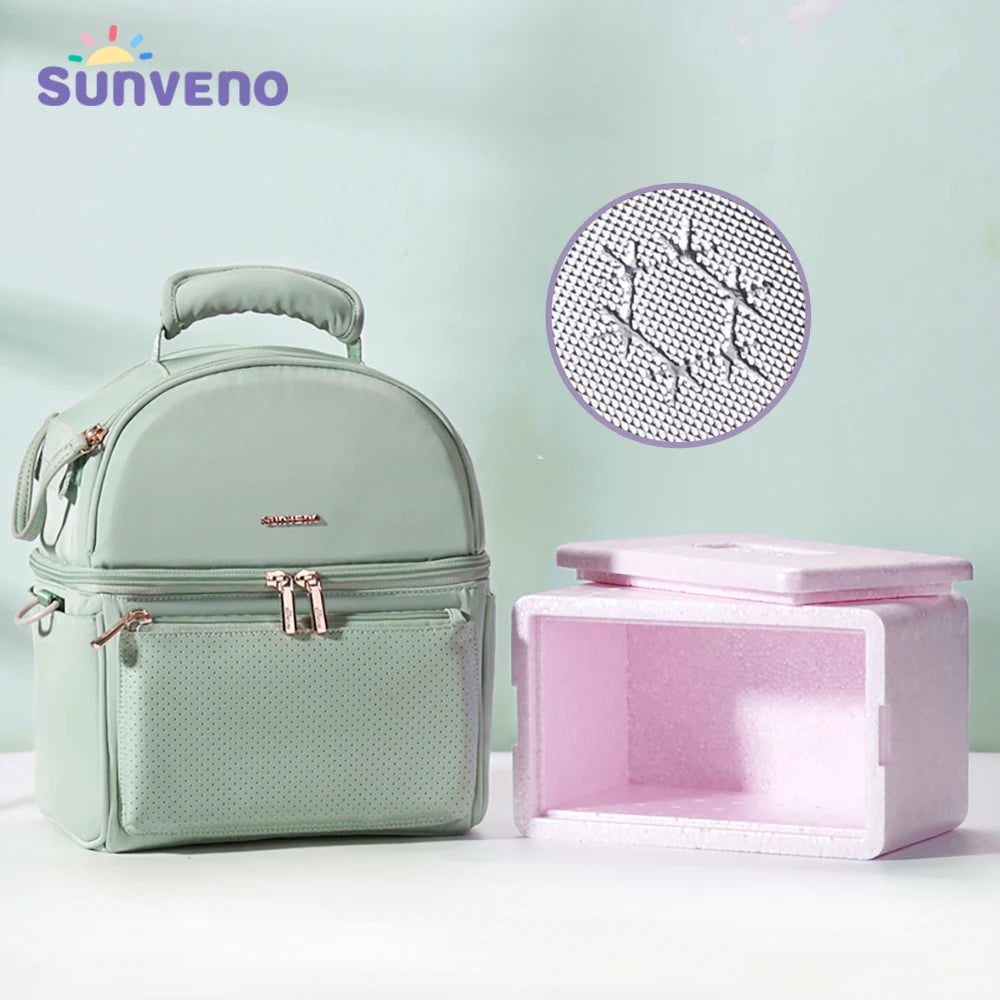 Sunveno EPP Insulated Lunch Bag With Tin Foil Storage