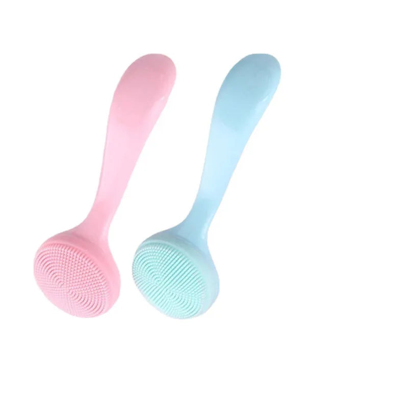 Soft Silicone Facial Cleansing Brush For Makeup Removal And Skincare