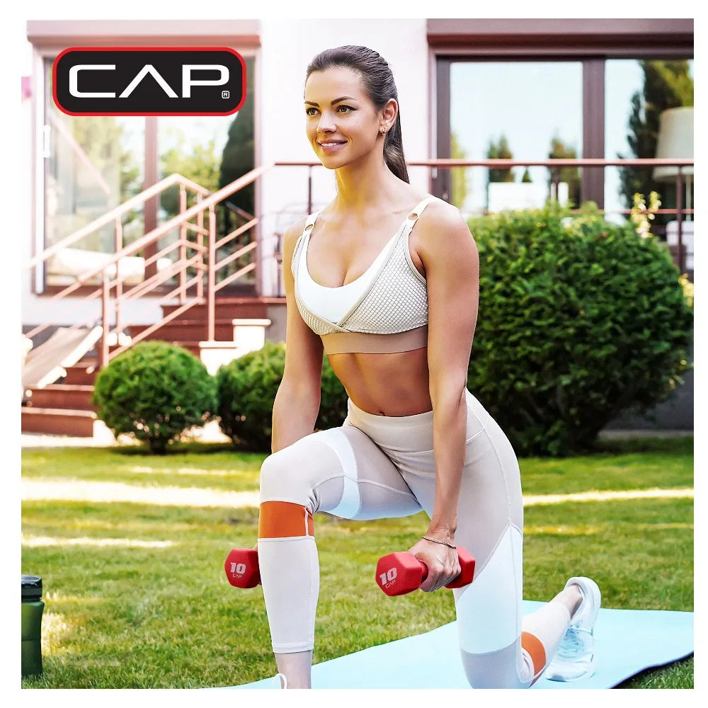 Cap Barbell Neoprene Hexagon Dumbbells For Home Gym Strength