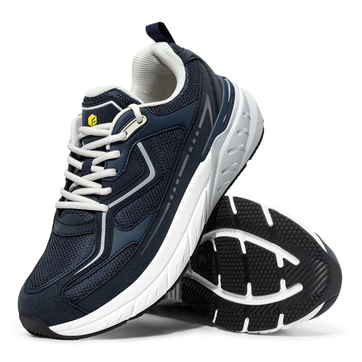 Fitville Men Wide Width Walking Sneakers With Arch Support