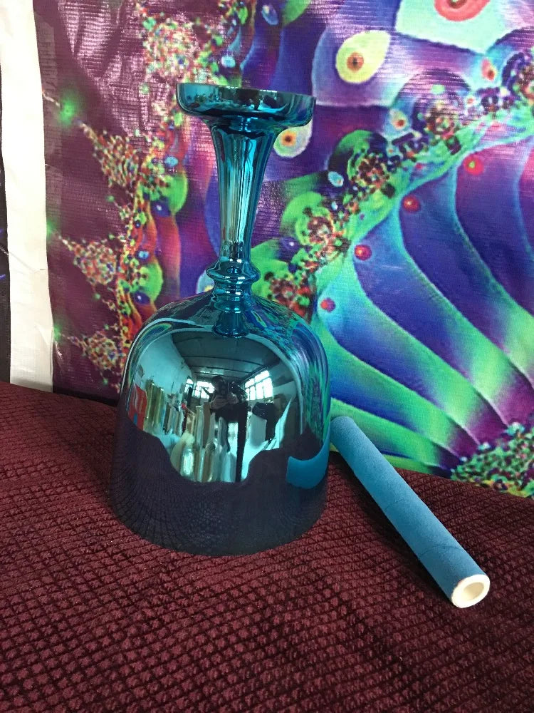 Third Octave Titanium Crystal Singing Bowl for Chakra Sound Therapy