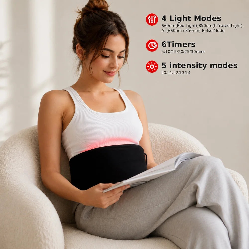 Red Light Therapy Belt 660nm 850nm For Muscle Relaxation