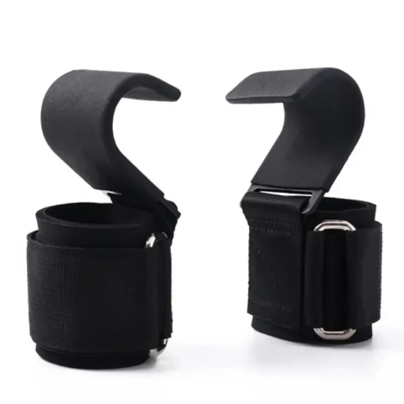MIHJUSFDH Non-Slip Weight Lifting Hooks For Deadlift And Pullups