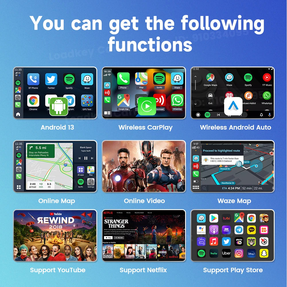 Carlinkit Wireless Apple Carplay And Android Auto Adapter