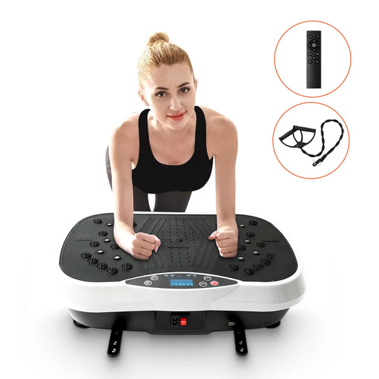 Vibration Plate Exercise Machine Portable Fat Burning Full Body Workout