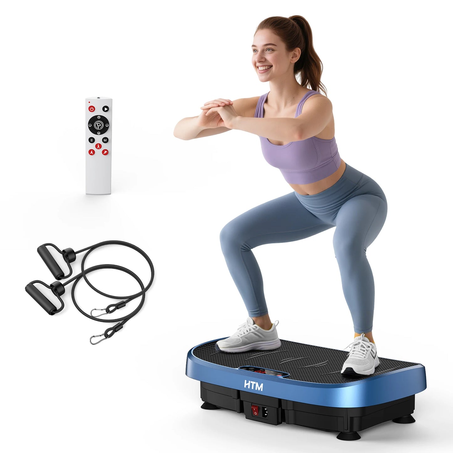 Magnetic Vibration Plate Exercise Machine 330 Lb Capacity
