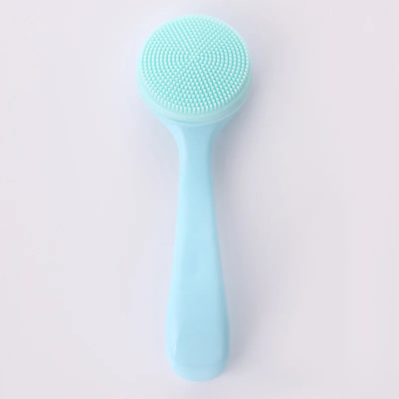 Soft Silicone Facial Cleansing Brush For Makeup Removal And Skincare