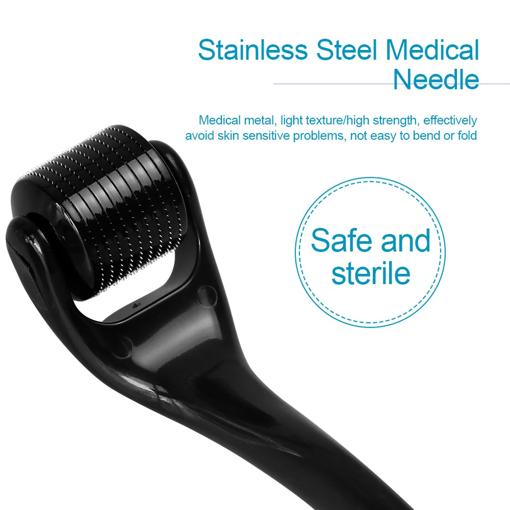 Professional 540 Needle Stainless Steel Derma Roller For Facial Care
