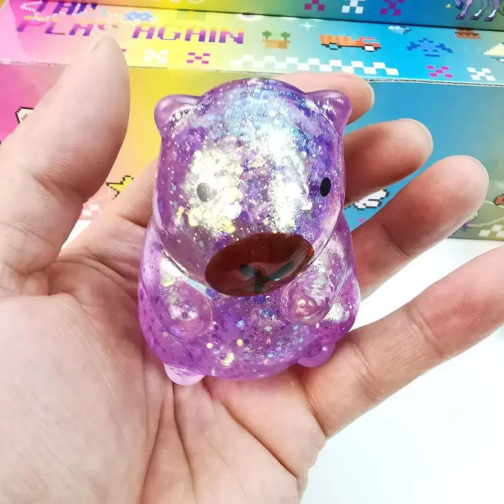 Soft Capybara Fidget Toy For Stress Relief And Decompression