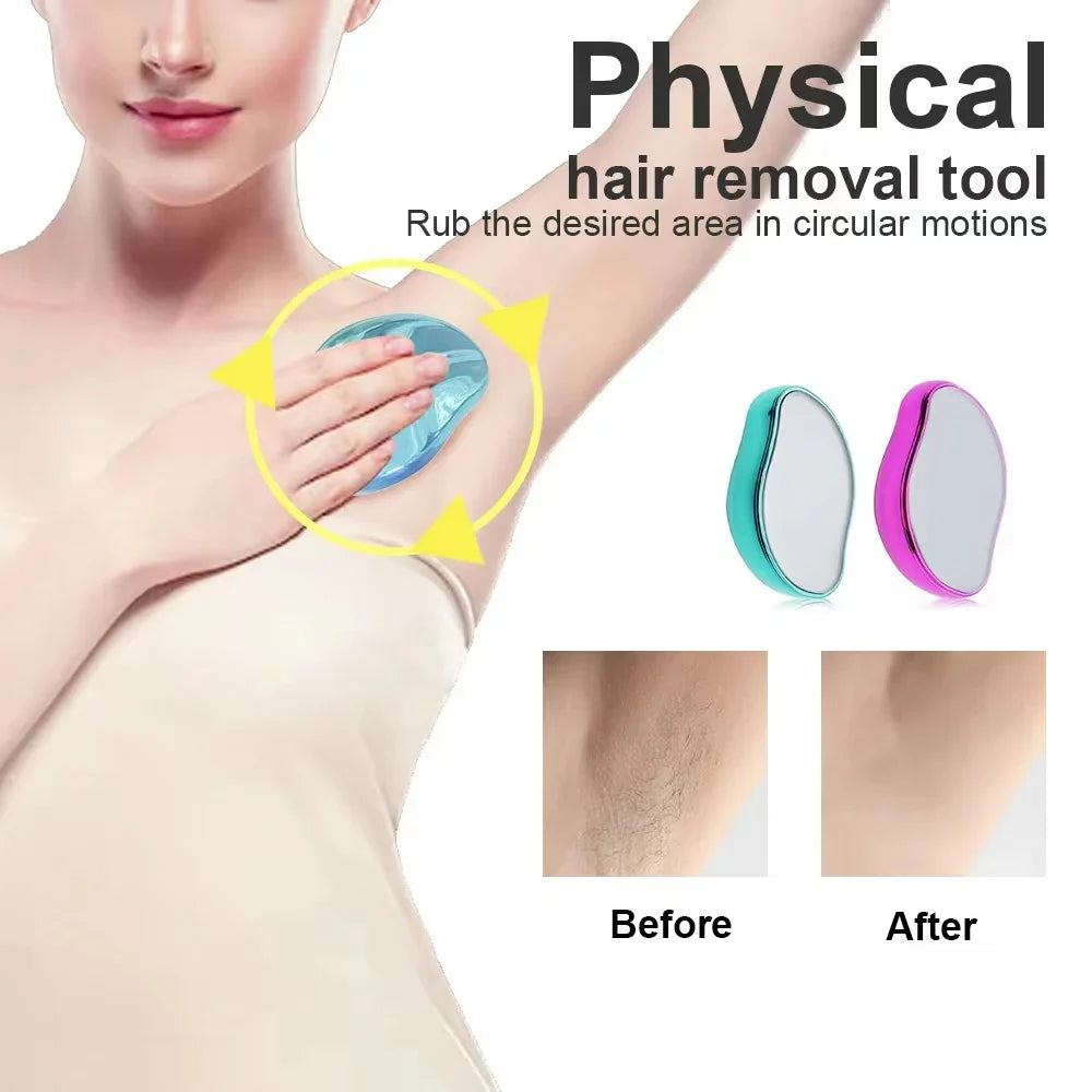 Reusable Crystal Physical Hair Removal Tool For Smooth Body Epilation
