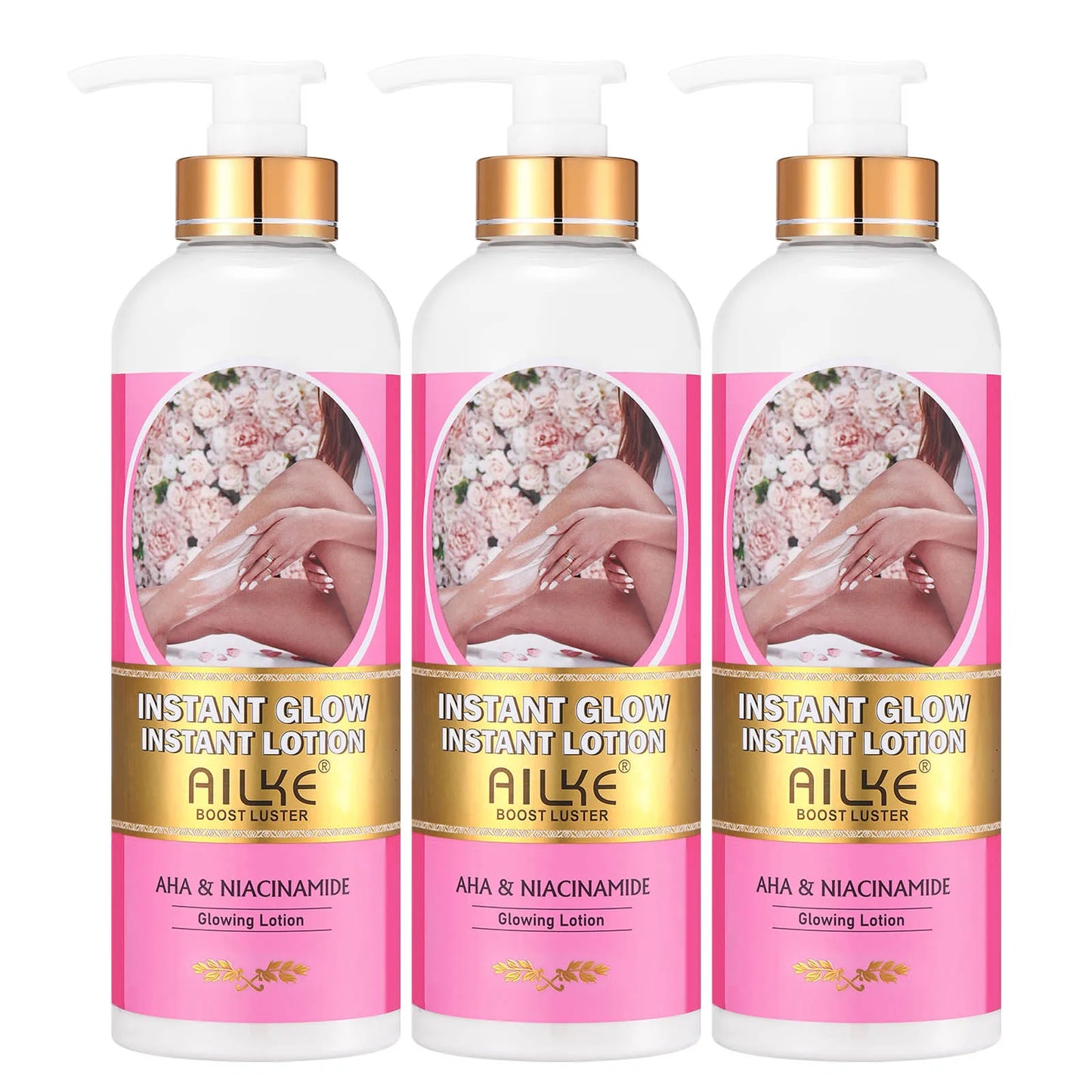 AILKE Skin Glowing Set With Niacinamide Moisturizing Brightening Cream