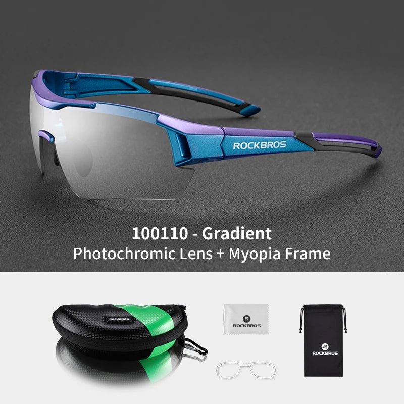Rockbros Photochromic Cycling Sunglasses With UV400 Protection
