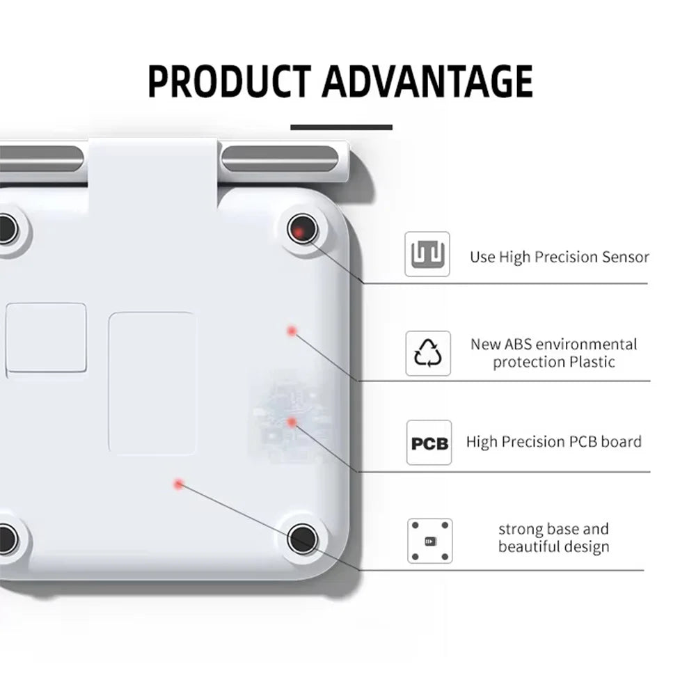 Smart Scale With 8 Electrodes Full Body Composition Analyzer