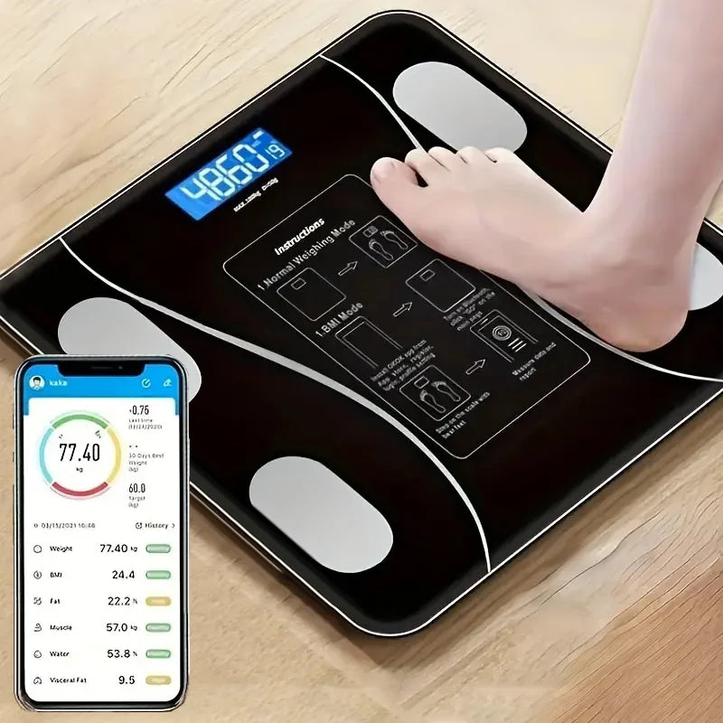 Smart Body Fat Scale Wireless Digital Bathroom Weight Analyzer