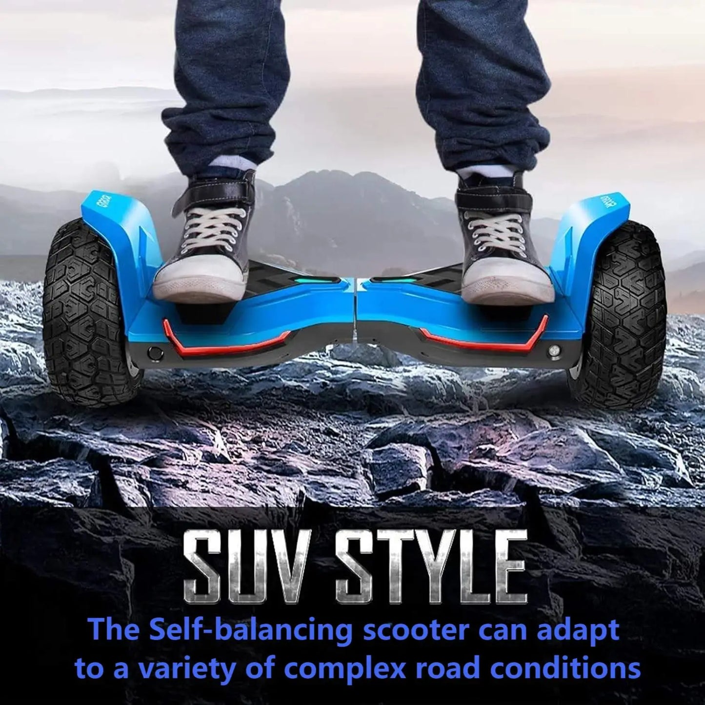 Warrior Off Road Self Balancing Scooter 350W Dual Motors Music Speaker