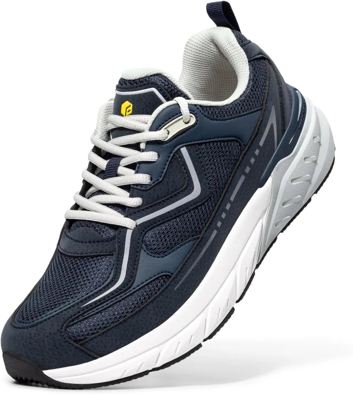 Fitville Men Wide Width Walking Sneakers With Arch Support