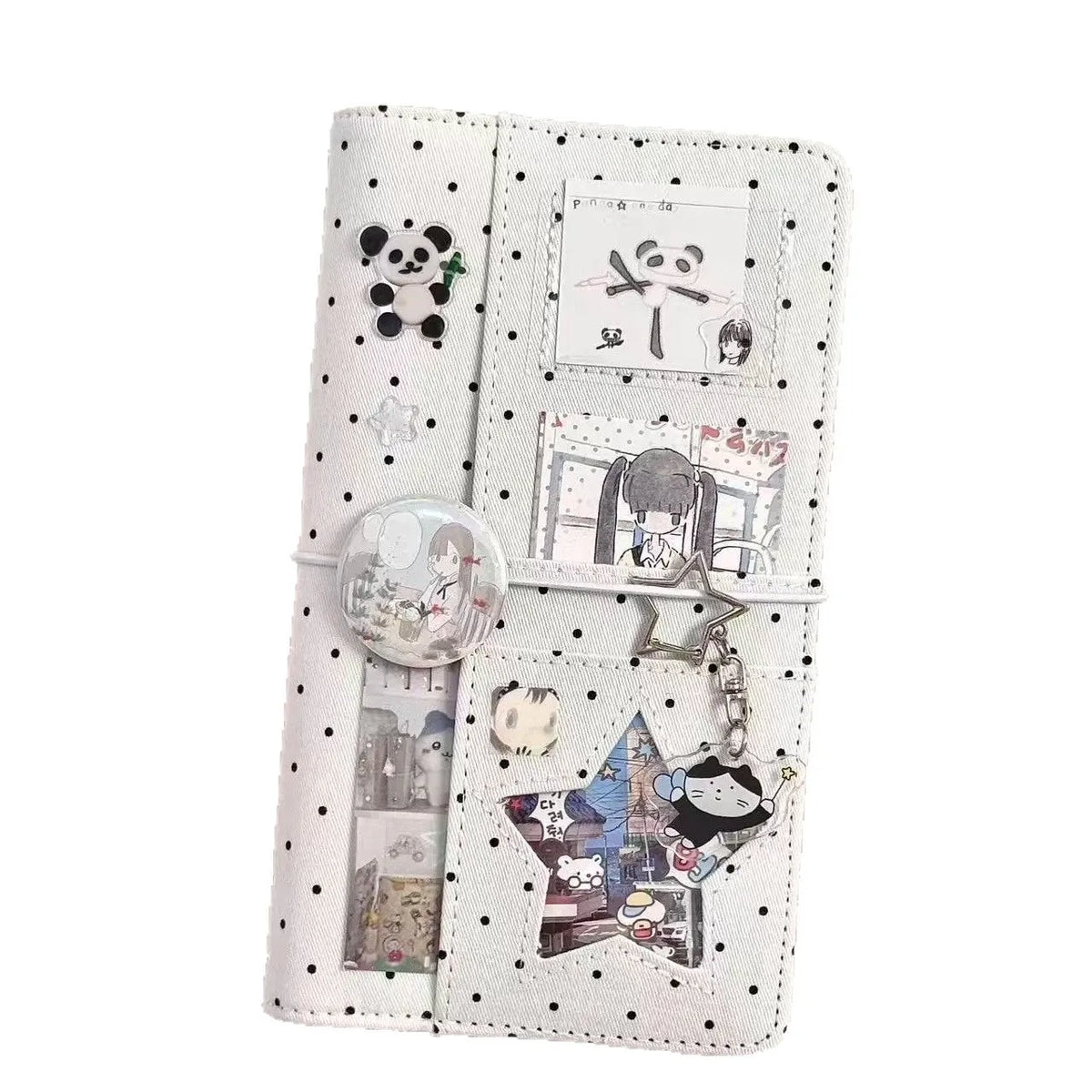 Refillable Loose Leaf Journal Planner With Durable PU Cover