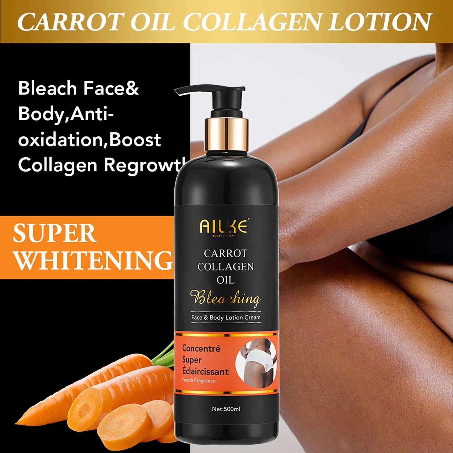 AILKE Collagen Skin Care Set For Women Whitening Freckle Removal