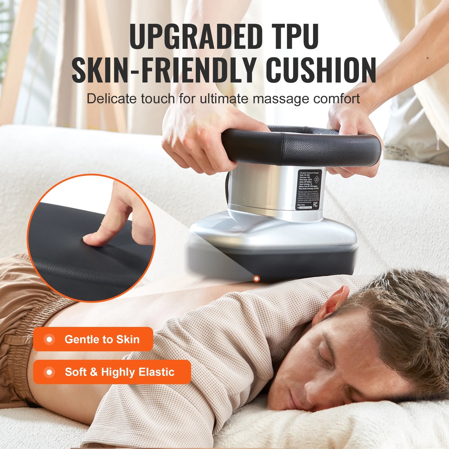 SucceBuy Variable Speed Vibrating Handheld Chiropractic Body Massager