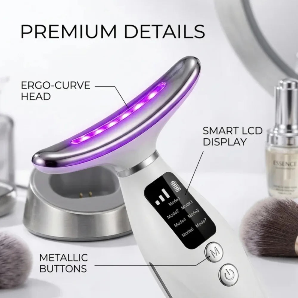 Hailicare LED Face Lifting Massager With Heating Vibration Therapy