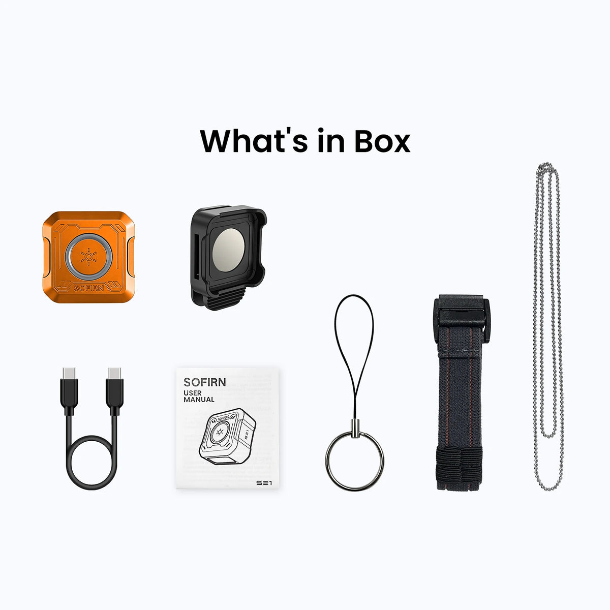 Sofirn SE1 Rechargeable Pocket Flashlight With Magnetic Wrist Keychain