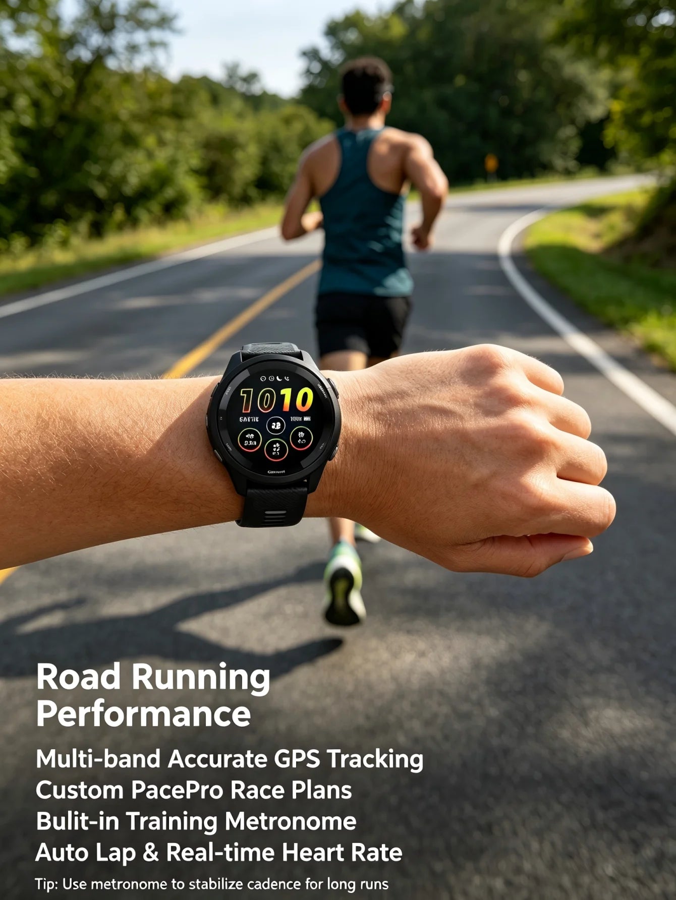 Garmin Forerunner 265 Outdoor GPS Smartwatch With Health And Navigation